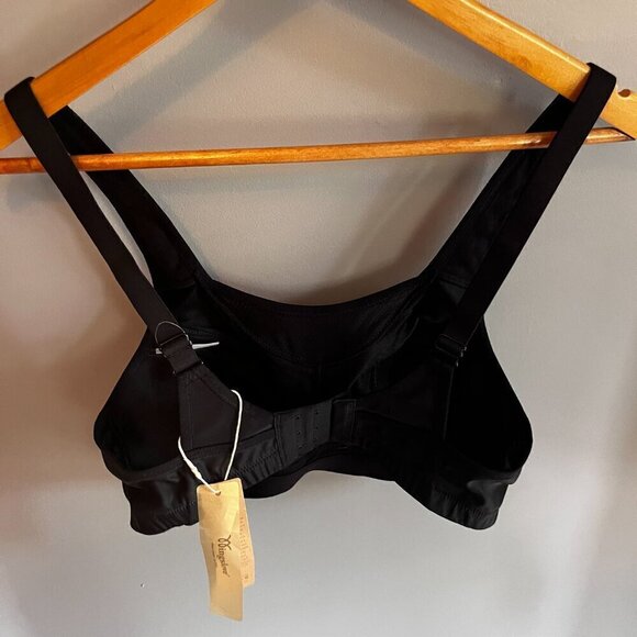 WingsLove Black Bra Size 34D NWT No padding, No underwire - Picture 5 of 8